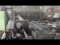 2024 Tipo de malla de alambre soldado de cerca de rollo de alambre de hierro para proteger la seguridad en plata